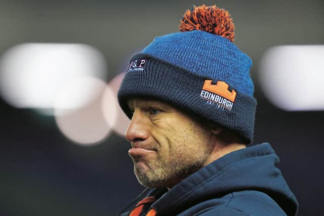 Edinburgh head coach Richard Cockerill is uneasy about suggestions that there should be a shoot-out between the current Pro14 conference leaders, his side and Leinster, to decide the championship. Picture: Craig Williamson/SNS