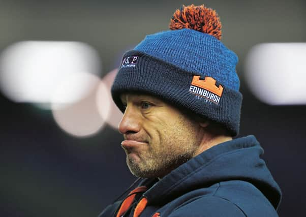 Edinburgh head coach Richard Cockerill is uneasy about suggestions that there should be a shoot-out between the current Pro14 conference leaders, his side and Leinster, to decide the championship. Picture: Craig Williamson/SNS