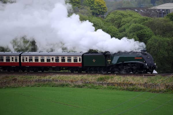 06-05-2019. Picture Michael Gillen. WHITECROSS. 60009 Union of South Africa steam locomotive at Whitecross while on visit to Bo'ness and Kenneil Railway.