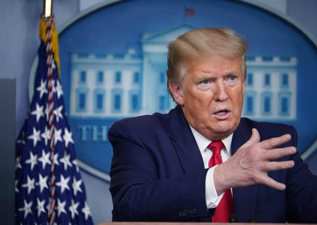 Despite what Donald Trump says, no one should inject or ingest disinfectant because it could lead to death (Picture: Mandel Ngan/AFP via Getty Images)