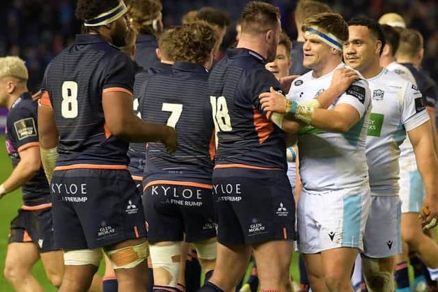 The PRO14, which involves Glasgow and Edinburgh, has been suspended due to the coronavirus outbreak. Picture: SRU/SNS