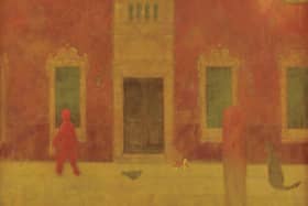 Detail from The Red Jogger, Burano, by John Halliday PIC: courtesy of the Fine Art Society
