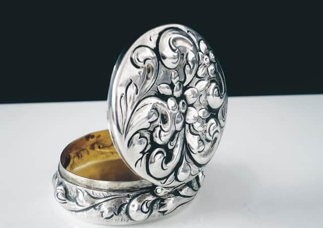 The silver trinket box