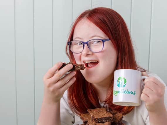 Meg Ayres, who has Down's syndrome has founded Megalicious, a gluten-free baking business. Picture: Kim Ayres