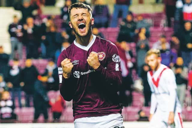 There haven't been many games for Craig Halkett to cheer following his move from Livingston to Hearts. Picture: Alan Rennie/SNS
