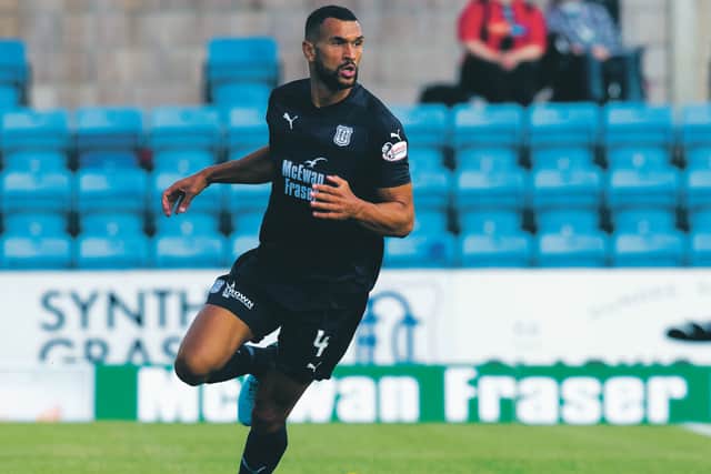 Steven Caulker in action for Dundee. Picture: SNS