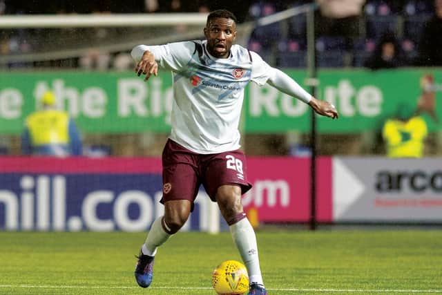 Clevid Dikamona admitted Hearts weren't ready for St Mirren. Picture: Ross MacDonald / SNS