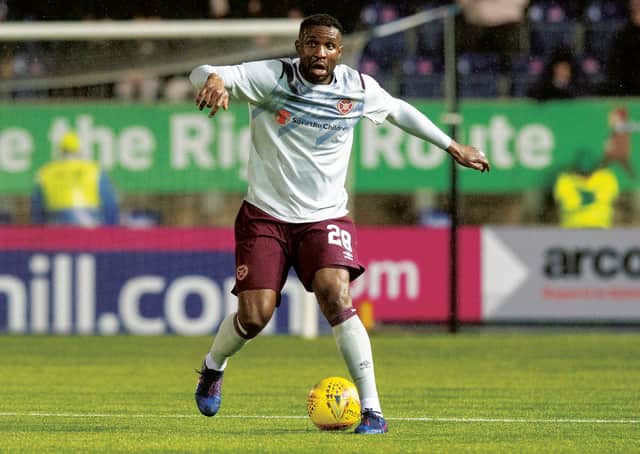 Clevid Dikamona admitted Hearts weren't ready for St Mirren. Picture: Ross MacDonald / SNS