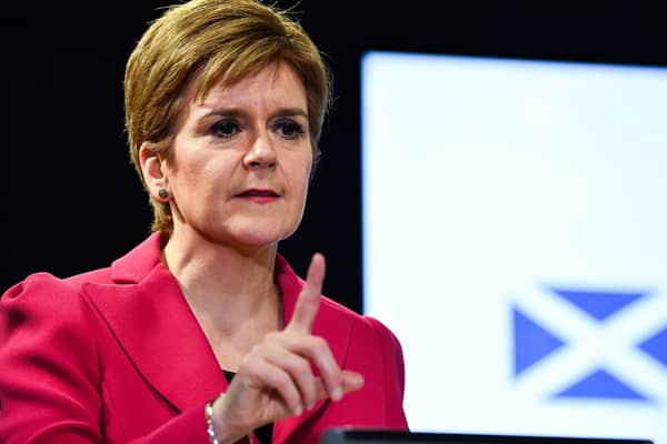 Scotland's First Minister Nicola Sturgeon. Picture: Jeff J Mitchell/AFP via Getty Images
