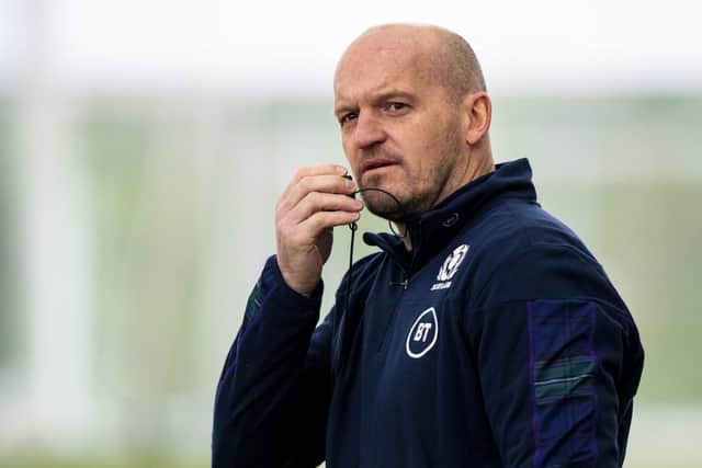 Scotland head coach Gregor Townsend feels fortunate that his side were able to get their matches against Italy and France played before virus took hold. Picture: SNS/SRU