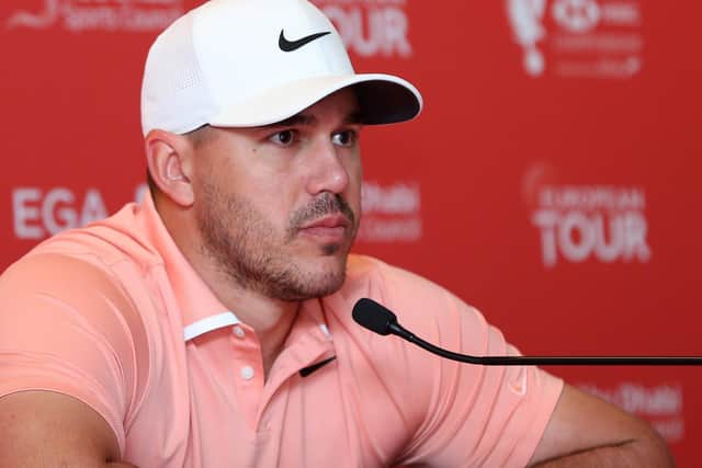 Third-ranked Brooks Koepka has joined world No 1 Rory McIlroy in saying he won't be playing in the proposed Premier Golf League. Picture: Getty Images