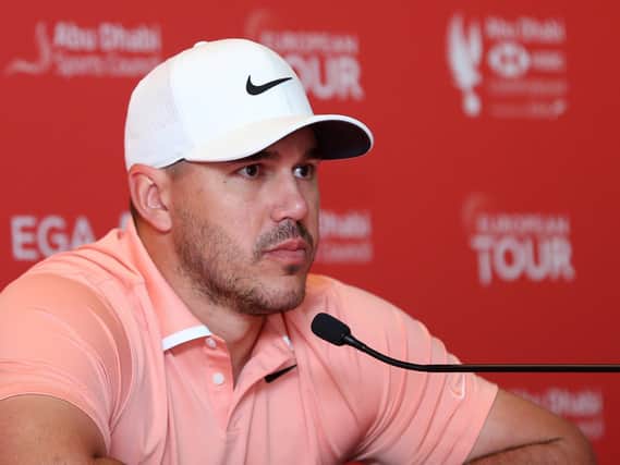 Third-ranked Brooks Koepka has joined world No 1 Rory McIlroy in saying he won't be playing in the proposed Premier Golf League. Picture: Getty Images