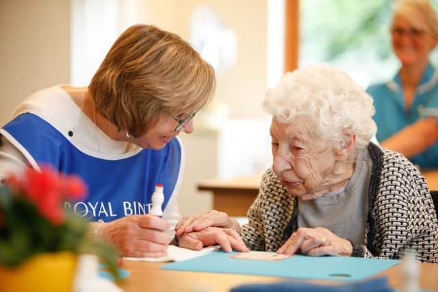 Braeside House in Edinburgh is one of Royal Blind's two specialist care homes for older people with sight loss in Scotland
