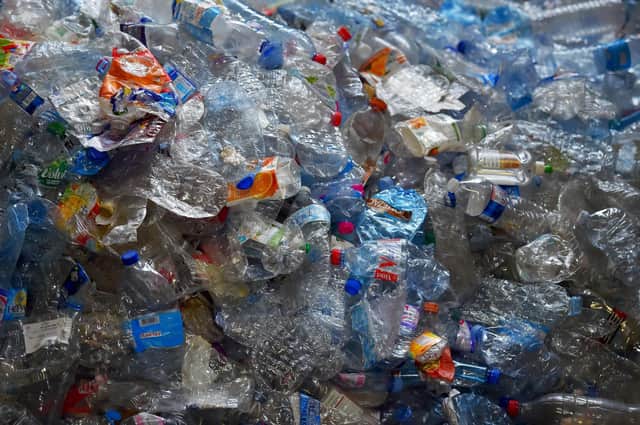 (FILES) This file photo taken on August 21, 2018 shows plastic wastes sorted at a Kerval sorting center in Ploufragan, western France. - A new law which encourages repair and recycling will be discussed during the weekly cabinet meeting at the Elysee Presidential palace on July 10, 2019. (Photo by LOIC VENANCE / AFP)LOIC VENANCE/AFP/Getty Images