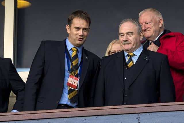 SFA chief executive 
Ian Maxwell and president Rod Petrie. Picture: SNS