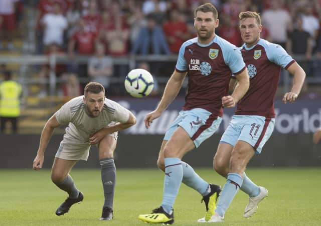 Aberdeen took on Burnley in the Europa League last season. Cross-border clashes could become commonplace, believes SPFL chief Neil Doncaster. Picture: SNS