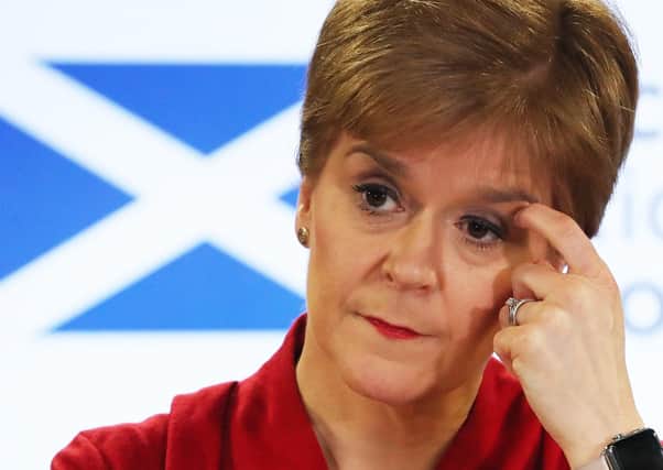 First Minister Nicola Sturgeon spoke during a coronavirus update briefing on Friday in Edinburgh. Picture: Andrew Milligan - WPA Pool/Getty Images