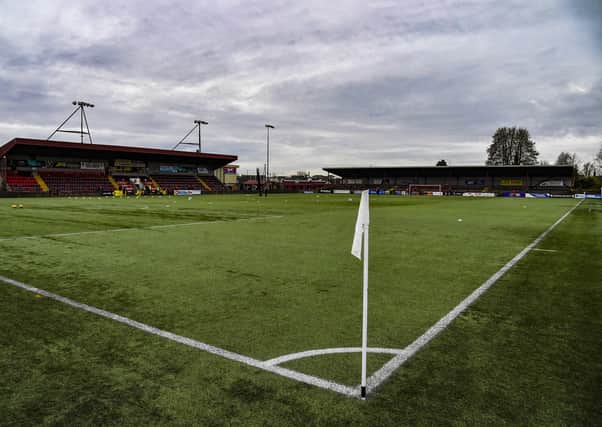 While there is no football at Ochilview, Stenhousemuir FC have organised a volunteer force who are helping vulnerable people during the coronavirus crisis. Picture: SNS