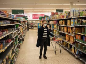 Supermarkets have been taking special measures to ensure supplies of food and other products because of stockpiling (Picture: Oli Scarff/AFP via Getty Images)