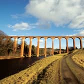 Leaderfoot viaduct. Picture: Ewan Crawford