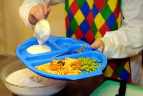 A school dinner is a vital source of food for the poorest children (Picture: PA)