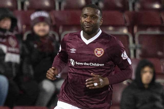 Clevid Dikamona has opted to end his contract with Hearts. Picture: Jeff Holmes/PA Wire