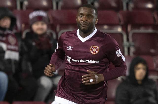 Clevid Dikamona has opted to end his contract with Hearts. Picture: Jeff Holmes/PA Wire