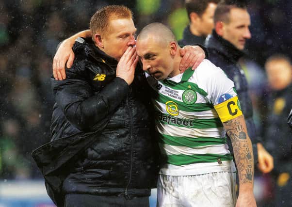 Manager Neil Lennon says that Scott Brown is his go-to guy in the Celtic squad. Picture: Craig Foy/SNS