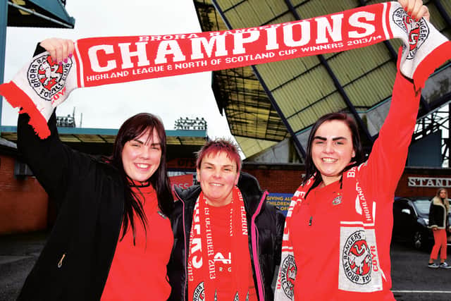 Brora Rangers fans will be celebrating again after they were awarded the title on the back of their 13-point lead at the top of the Highland League. Picture: Rob Casey/SNS