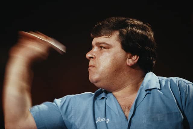 Kirkcaldy-born Jocky Wilson, who would have turned 70 yesterday, won the World Darts Championship twice. Picture: Getty