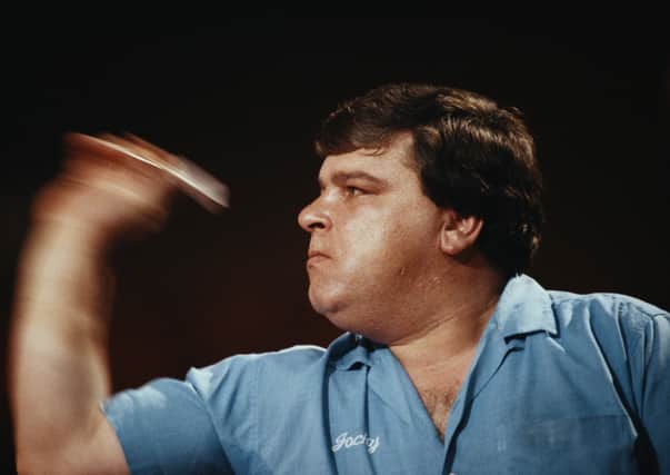 Kirkcaldy-born Jocky Wilson, who would have turned 70 yesterday, won the World Darts Championship twice. Picture: Getty