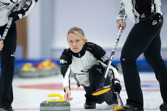 Vicky Wright and her team-mates had travelled to Canada for the World Curling Championships when their priorities suddenly changed following the cotonavirus outbreak. Picture: Graeme Hart/Perthshire Picture Agency