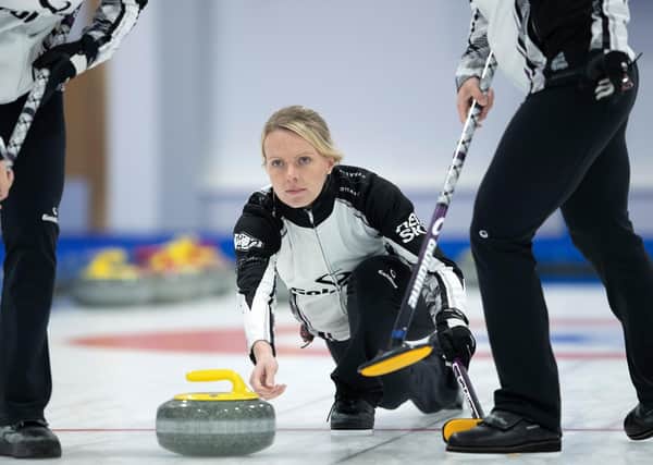 Vicky Wright and her team-mates had travelled to Canada for the World Curling Championships when their priorities suddenly changed following the cotonavirus outbreak.  Picture: Graeme Hart/Perthshire Picture Agency