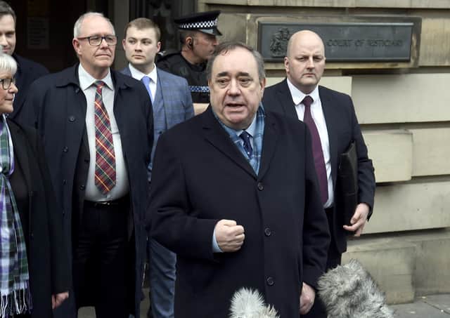 Alex Salmond was cleared at the High Court of sexually assaulting nine women while First Minister. Picture: Lisa Ferguson