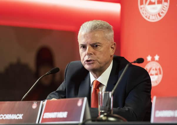 Dave Cormack planned for Aberdeen to ‘punch above our weight’ when he took over in December, but circumstances have changed. Picture: Craig Foy/SNS