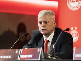 Dave Cormack planned for Aberdeen to ‘punch above our weight’ when he took over in December, but circumstances have changed. Picture: Craig Foy/SNS