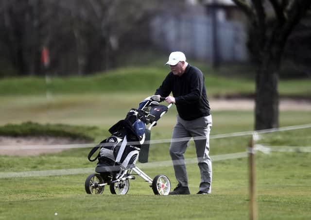 Golfers have been told to 'refrain from playing'. Picture: Lisa Ferguson