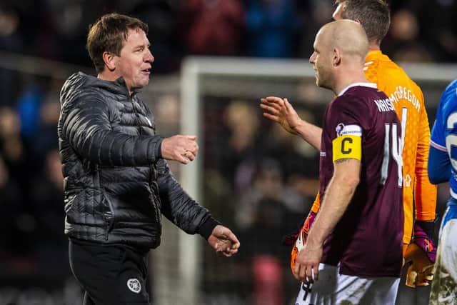 Daniel Stendel hopes other Hearts players follow Steven Naismith's lead. Picture: Craig Williamson / SNS