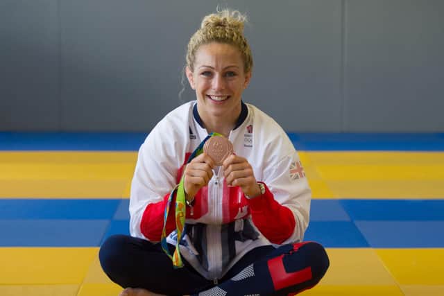 Sally Conway with her Olympic bronze medal. Picture: Steven Scott Taylor