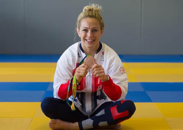 Sally Conway with her Olympic bronze medal. Picture: Steven Scott Taylor
