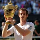 Andy Murray celebrates his 2013 Wimbledon win. The prospects of the Championships being played this year are receding. Picture: Adam Davy/PA Wire