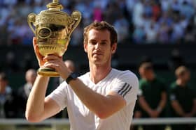 Andy Murray celebrates his 2013 Wimbledon win. The prospects of the Championships being played this year are receding. Picture: Adam Davy/PA Wire