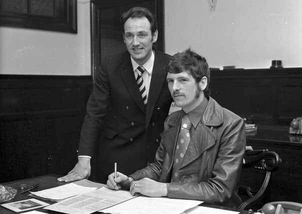 Bobby Seith signed Drew Busby during his time as Hearts manager and the striker quickly became a fans' favourite. Picture: Albert Jordan/Scotsman Publications