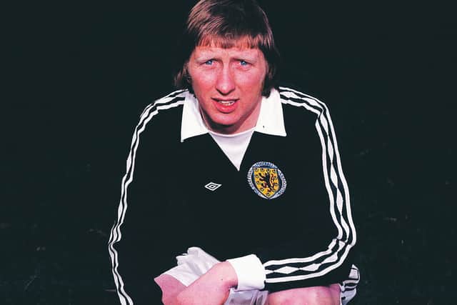 John Brownlie in Scotland colours. Picture: SNS