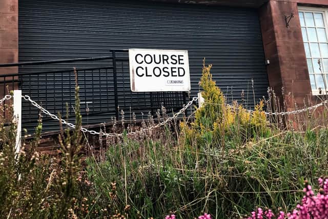 While golfers in England will return to the fairways this week, courses in Scotland must remain closed.