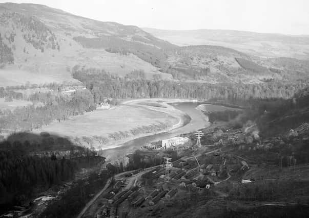 A different time: the former Hydro Board’s Tummel-Garry hydro-electric scheme, pictured in 1950