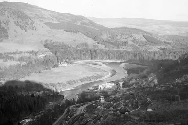 A different time: the former Hydro Board’s Tummel-Garry hydro-electric scheme, pictured in 1950