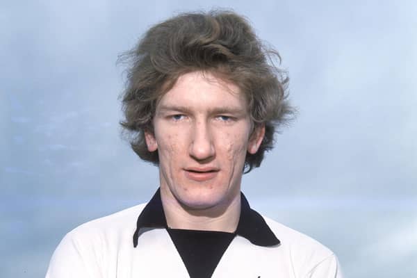 Ayr Utd's Danny Masterton in the 1976/1977 season