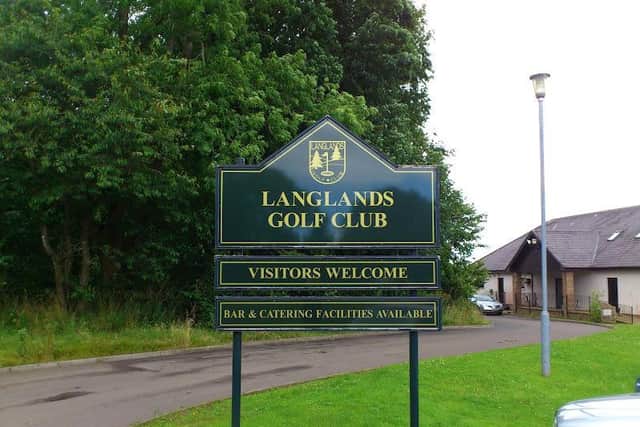 Langlands Golf Club in East Kilbride is one of the six South Lanarkshire courses that are said to have been neglected by the local council during the coronavirus closure