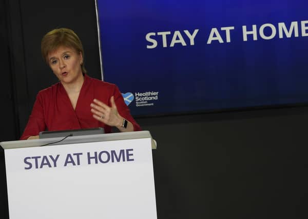 First Minister Nicola Sturgeon